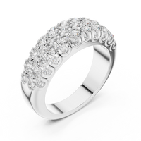 Classic U-Cut Pavé Diamond Band Ring
