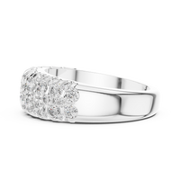 Classic U-Cut Pavé Diamond Band Ring