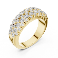 Classic U-Cut Pavé Diamond Band Ring