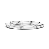 Round Elegant Bezel-Set Round Diamond Eternity Band