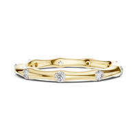 Round Elegant Bezel-Set Round Diamond Eternity Band