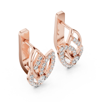 Elara Celestial Teardrop Diamond Earrings