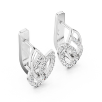 Elara Celestial Teardrop Diamond Earrings