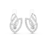 Elara Celestial Teardrop Diamond Earrings