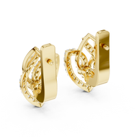 Elara Celestial Teardrop Diamond Earrings