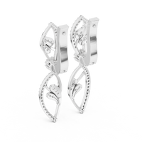 Elara Marquise-Inspired Diamond Double Drop Earrings