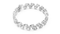 Pear-Shaped Diamond Tennis Bracelet