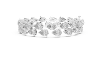 Pear-Shaped Diamond Tennis Bracelet