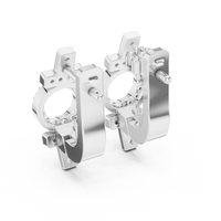 Elara Radiant Circle Diamond Drop Geometric Earrings