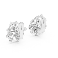 Aurelia Floral Radiance Diamond Cluster Earrings