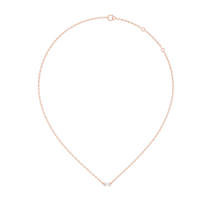 Emerald Cut Solitaire Pendant Necklace