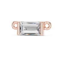 Emerald Cut Solitaire Pendant Necklace
