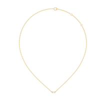 Emerald Cut Solitaire Pendant Necklace