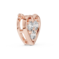 Heart Diamond Solitaire Pendant Necklace