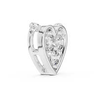 Heart Diamond Solitaire Pendant Necklace