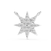 Radiant Star Diamond Pendant Necklace