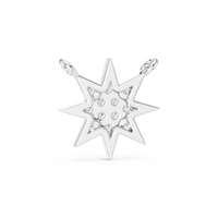 Radiant Star Diamond Pendant Necklace