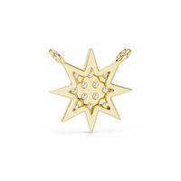 Radiant Star Diamond Pendant Necklace