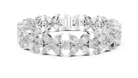 Marquise and Round Diamond Tennis Bracelet