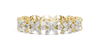 Marquise and Round Diamond Tennis Bracelet