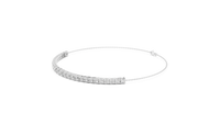 Graduated Round Diamond Tennis Bracelet