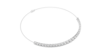 Graduated Round Diamond Tennis Bracelet