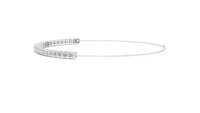 Graduated Round Diamond Tennis Bracelet