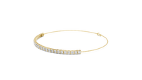 Graduated Round Diamond Tennis Bracelet