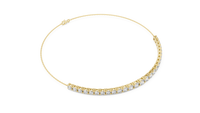 Graduated Round Diamond Tennis Bracelet