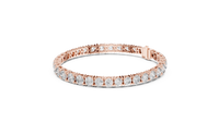 Graduated Round Diamond 7-inch Tennis Bracelet