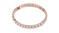 Graduated Round Diamond 7-inch Tennis Bracelet