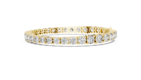 Graduated Round Diamond 7-inch Tennis Bracelet