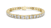 Graduated Round Diamond 7-inch Tennis Bracelet