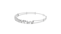 Multi-Shape Diamond Halfway Tennis Bracelet