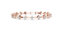 Diamond Tennis Bracelet – Elegant Round Diamond Link Bracelet