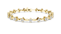Diamond Tennis Bracelet – Elegant Round Diamond Link Bracelet