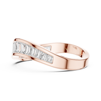 Princess Channel Set Diamond Band Ring