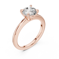 Classic Round Solitaire Engagement Ring