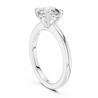 Classic Round Solitaire Engagement Ring