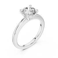 Classic Round Solitaire Engagement Ring
