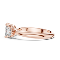 Princess Three-Stone Engagement Ring
