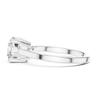 Classic Round-Cut Solitaire Ring with a Sleek Polished Band