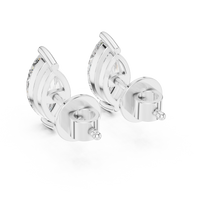 Marquise Brilliant Solitaire Diamond Stud Earrings