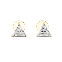 Classic Trillion Diamond Stud Earrings