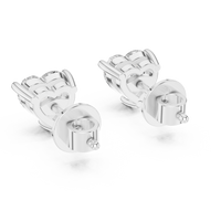 Luxury Heart Cut Solitaire Stud Earrings