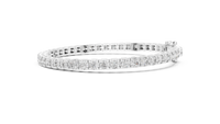 Round Diamond Classic Collet-Set Tennis Bracelet