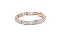 Regal Round Diamond Line Bracelet