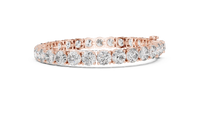 Regal Round Diamond Line Bracelet