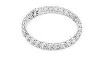 Regal Round Diamond Line Bracelet
