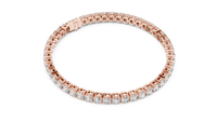 Brilliant Round Diamond Line Bracelet